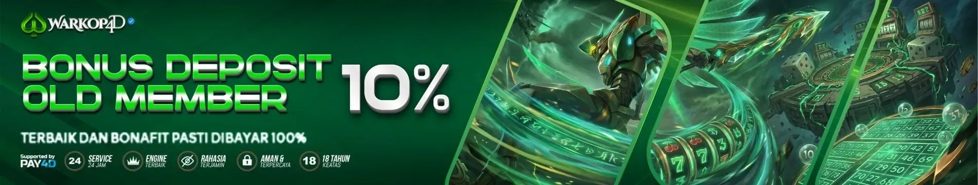 Bonus Deposit Harian 10%